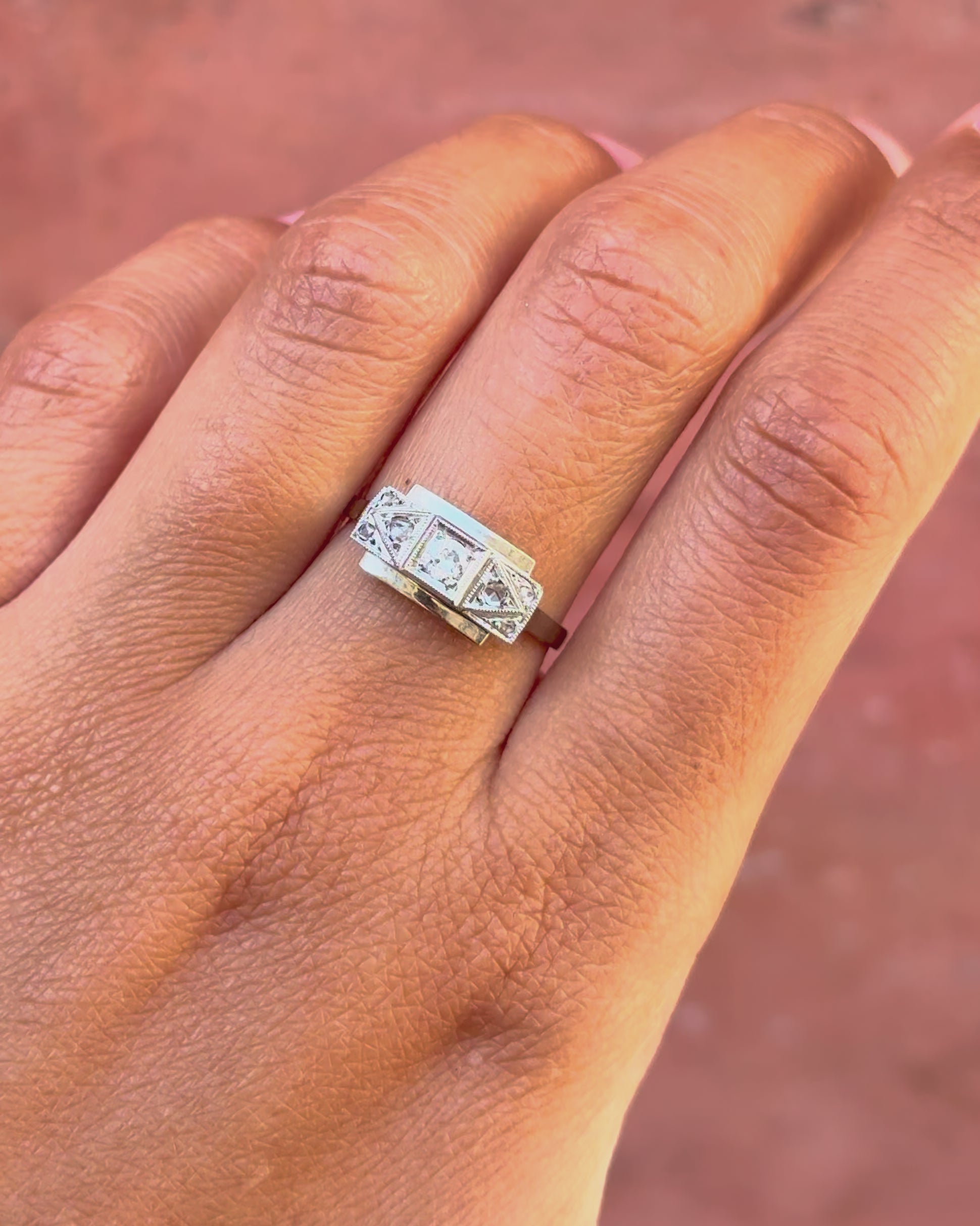 Art Deco Diamond Ring "Lucile"