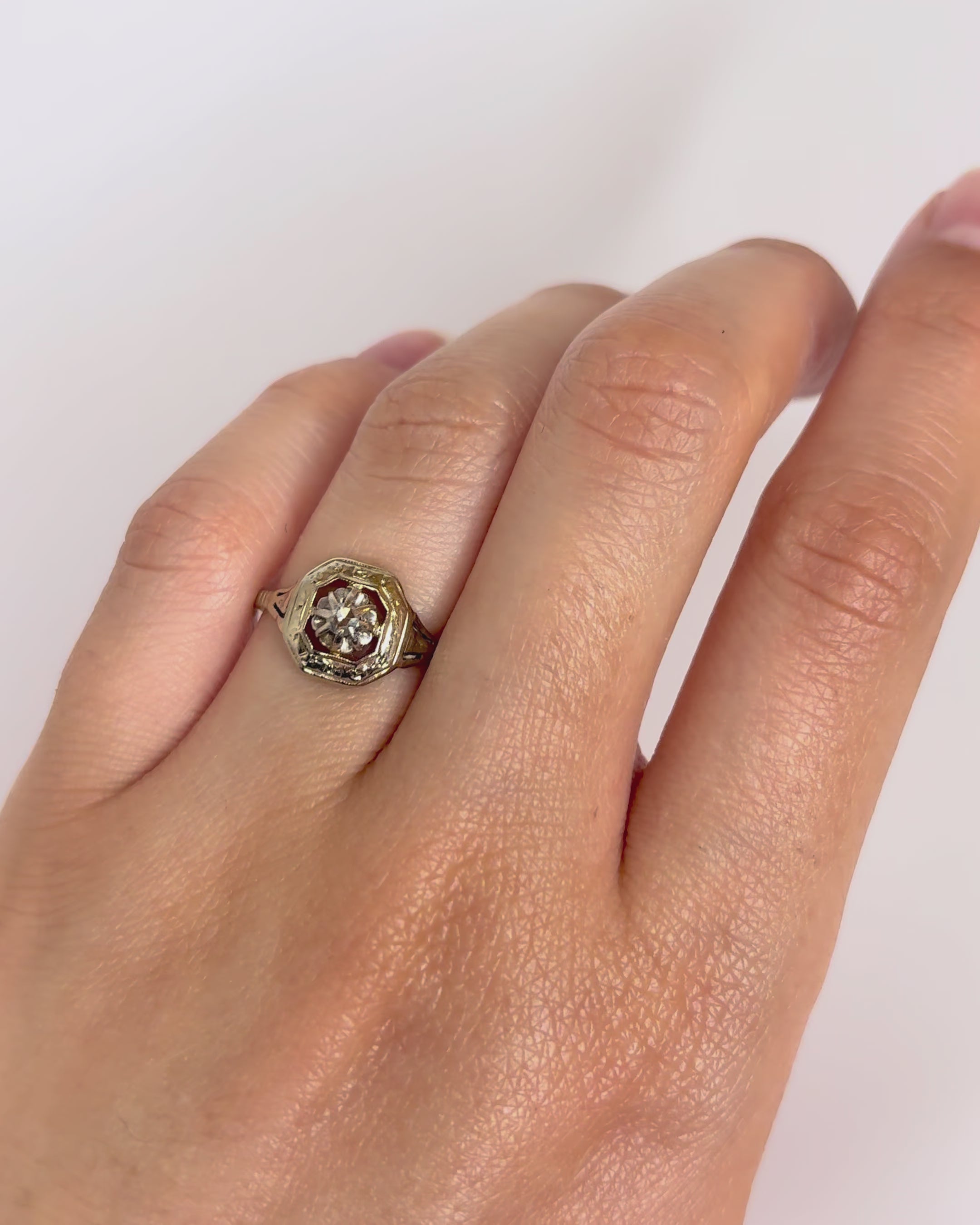 Art Deco Diamond Ring "Céline"
