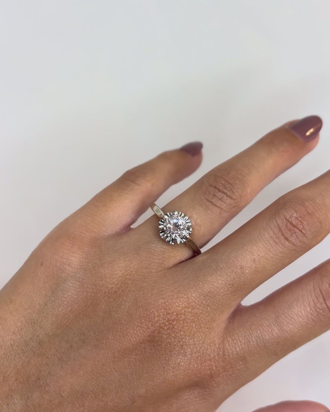 Bague Solitaire Diamant 0.85 carat &quot;Abélia&quot;