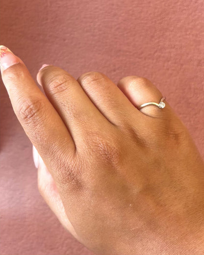 “Elisa” Diamond Tiara Ring