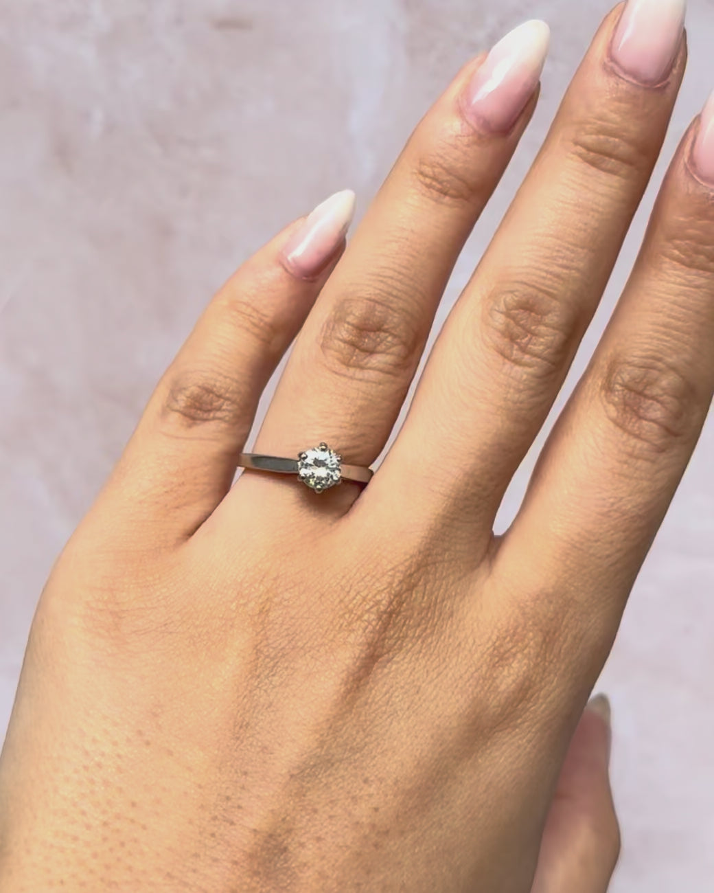 Bague Solitaire Diamant 0.55 carat "Julie"