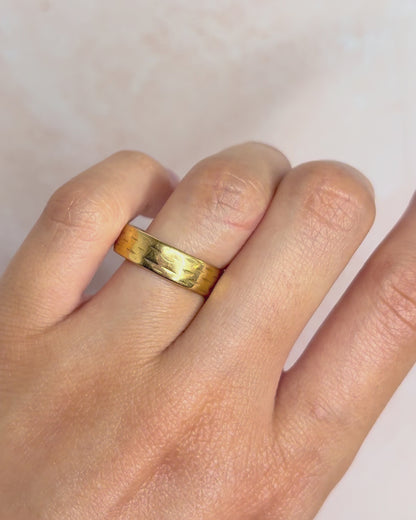 Alianza Oro Amarillo 18 quilates 5,5 mm "Línea"