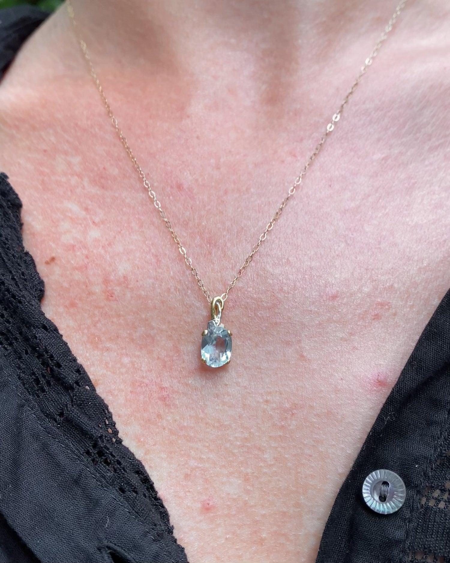 Pendentif Aigue-Marine 1.60 carat “Jamilia”