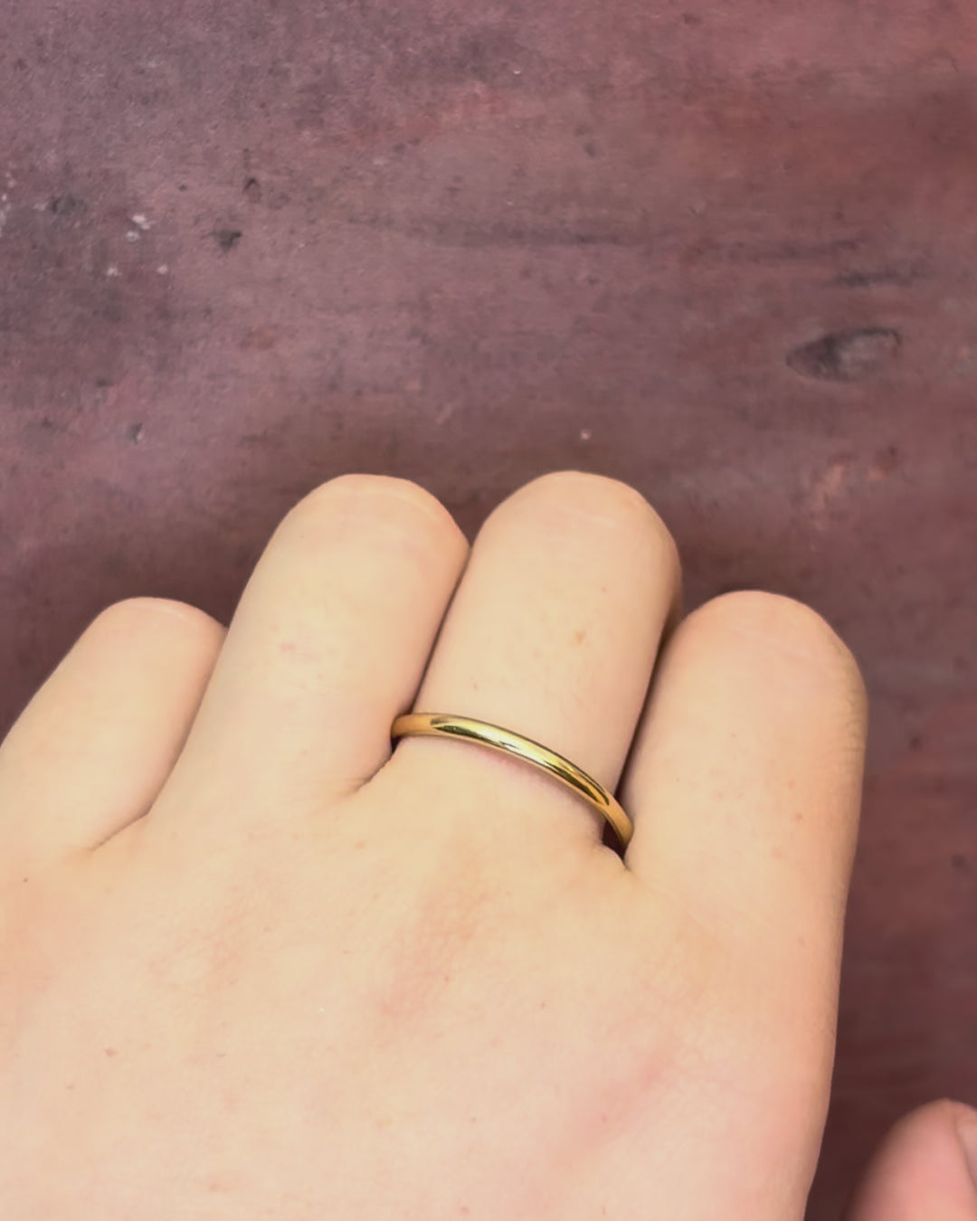 2mm 18-karat yellow gold wedding ring “Augustin”