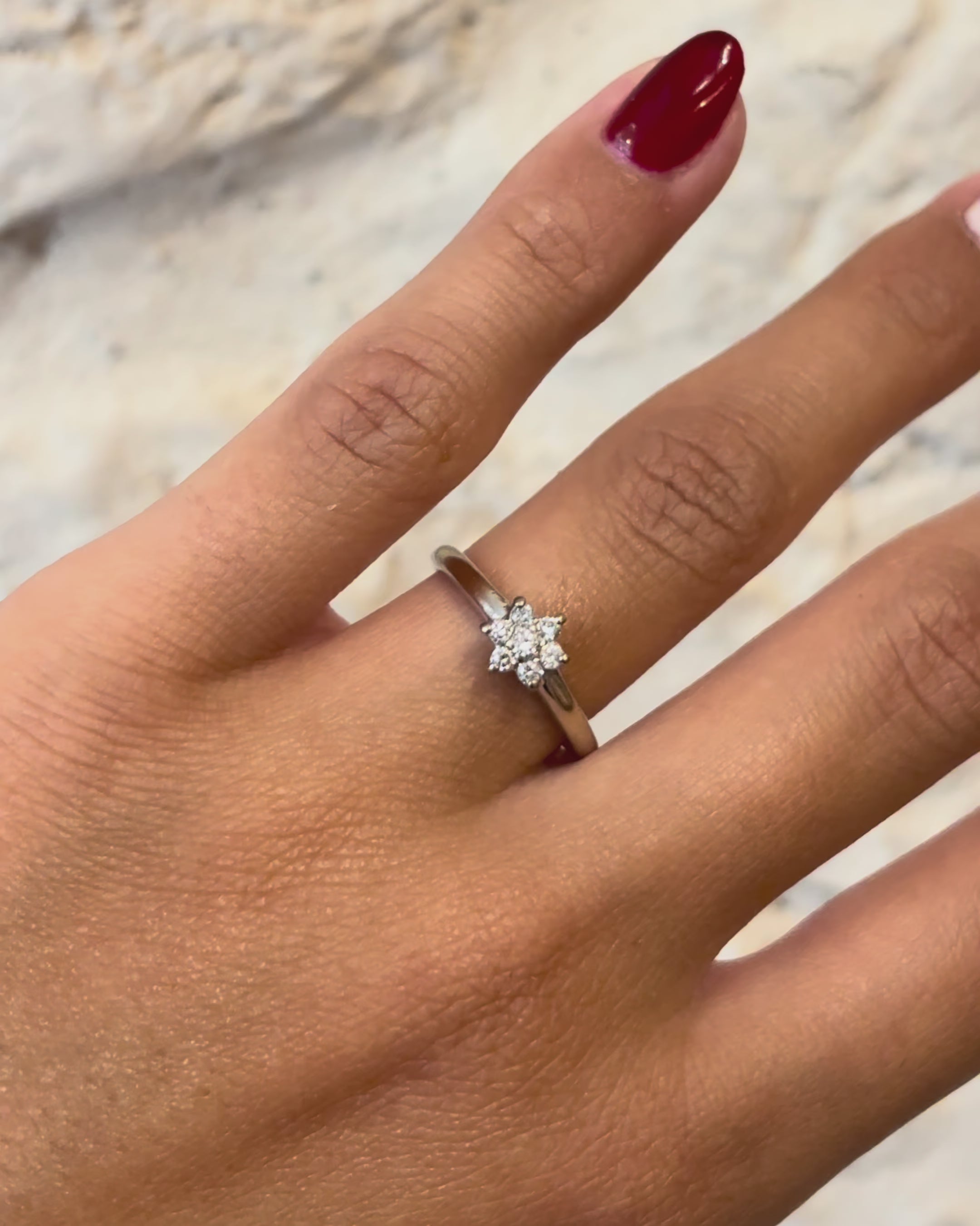 Bague Marguerite Diamants "Claudia"