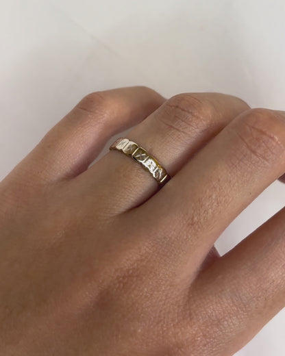 Alliance Or Gris 18 carats &quot;Domitille&quot;