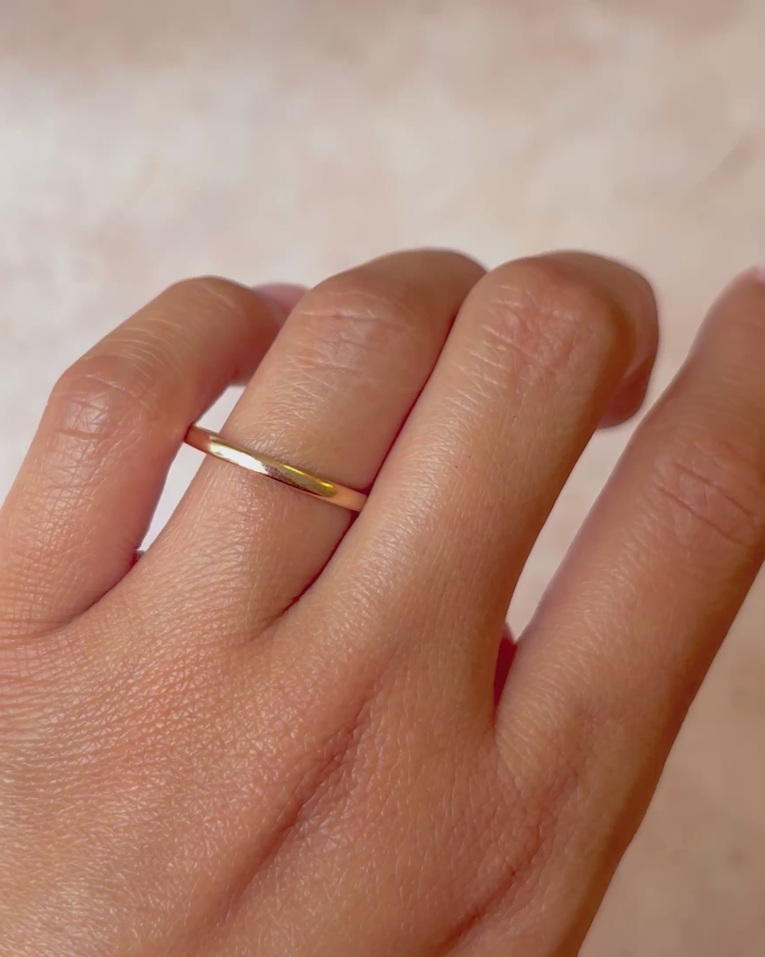 18 Carat Yellow Gold Alliance 2 mm "Chris"