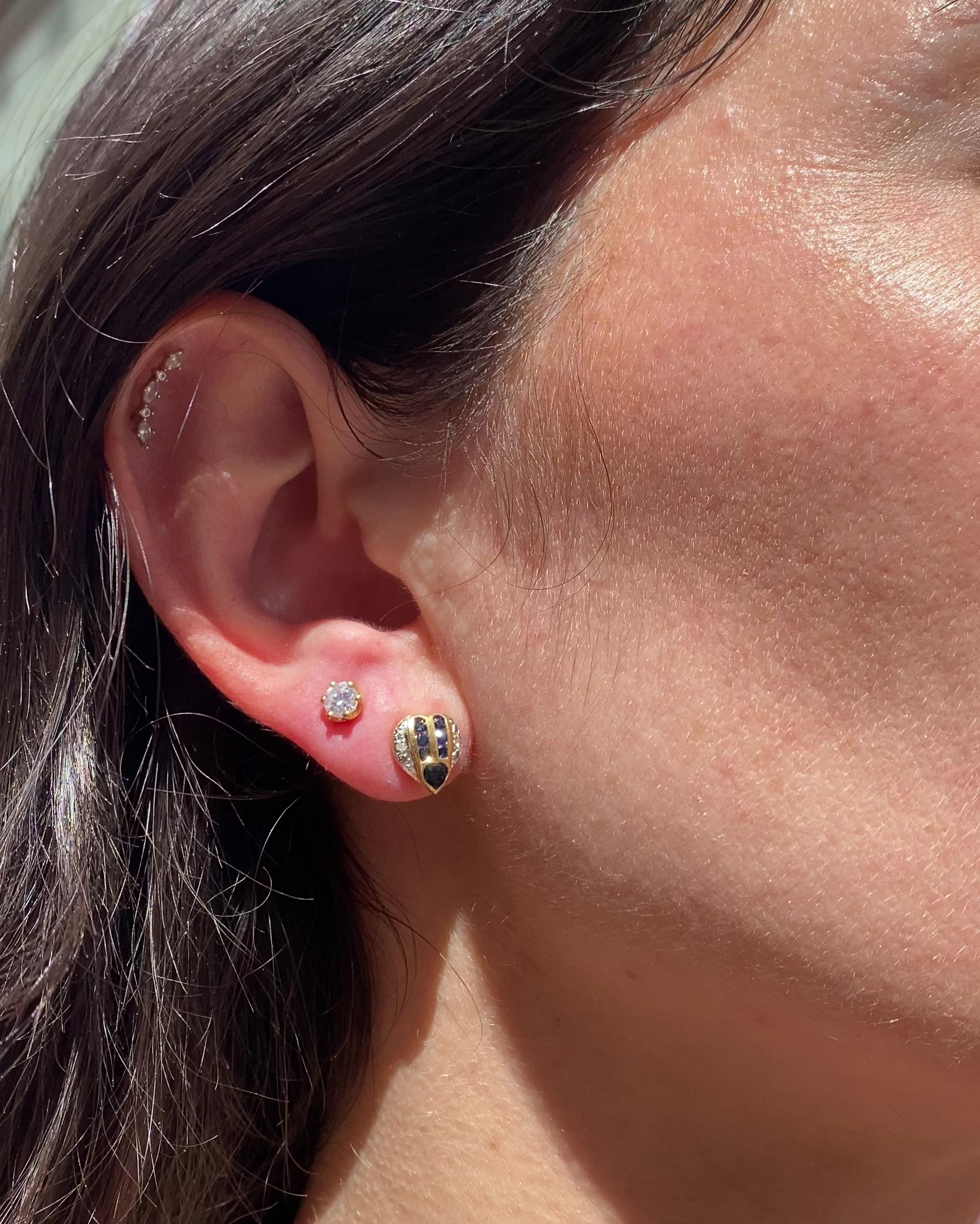 Pendientes de diamantes 0.60 quilates "Éloane"