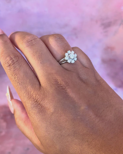 Bague Marguerite Diamants 0.62 carat "Mélanie"