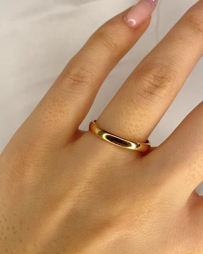 Yellow Gold Ring "Vanila"