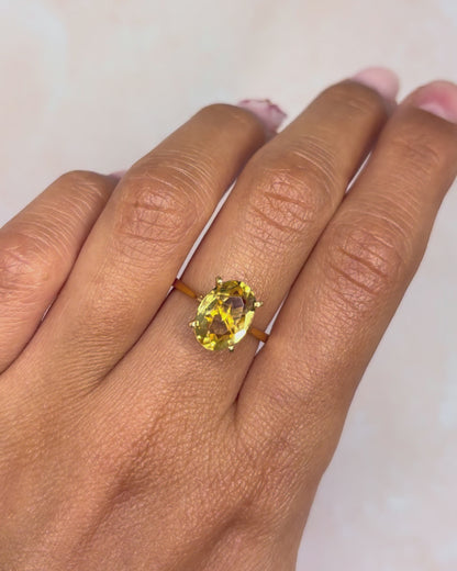 Bague Cocktail Citrine 2.30 carats "Amélia"