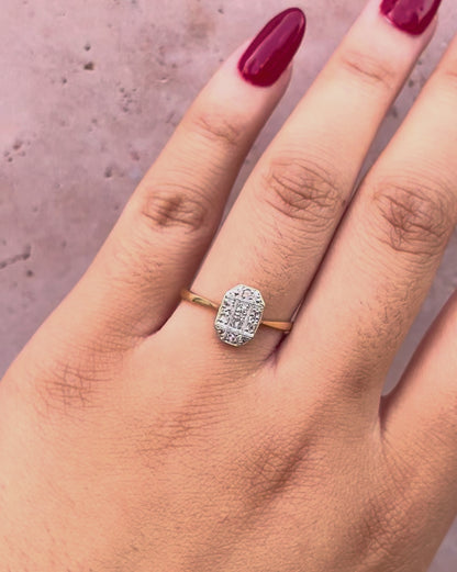 Bague Art-Déco Diamant "Eliott"