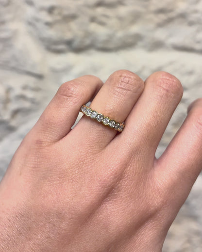 Demi-Alliance Diamants 0.40 carat &quot;Rosaline&quot;