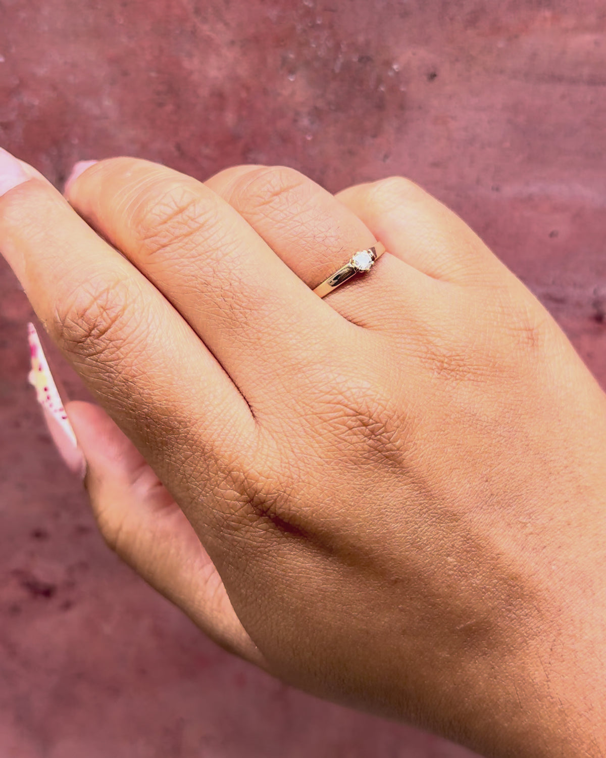 Solitaire Diamond Ring "Emilie"