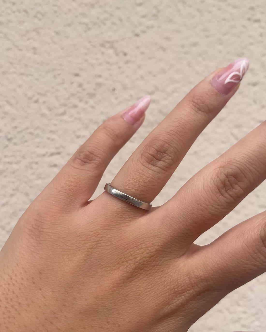 Alliance Or Gris 18 carats &quot;Anastasia&quot;