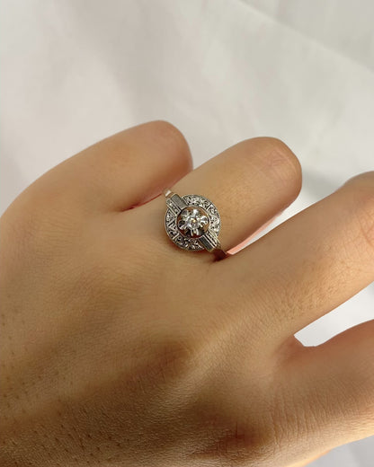 Bague Art Déco Diamant &quot;Salma&quot;