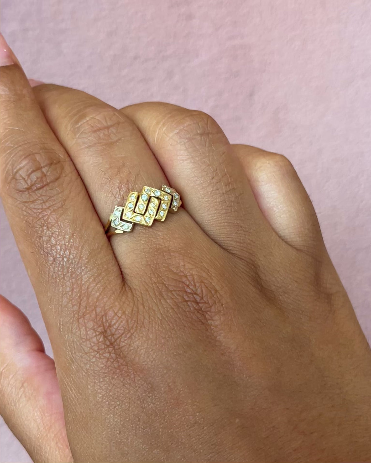 Anillo de banda con diamantes de 0,20 quilates «Isadora»