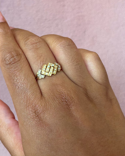 Anillo de banda con diamantes de 0,20 quilates «Isadora»