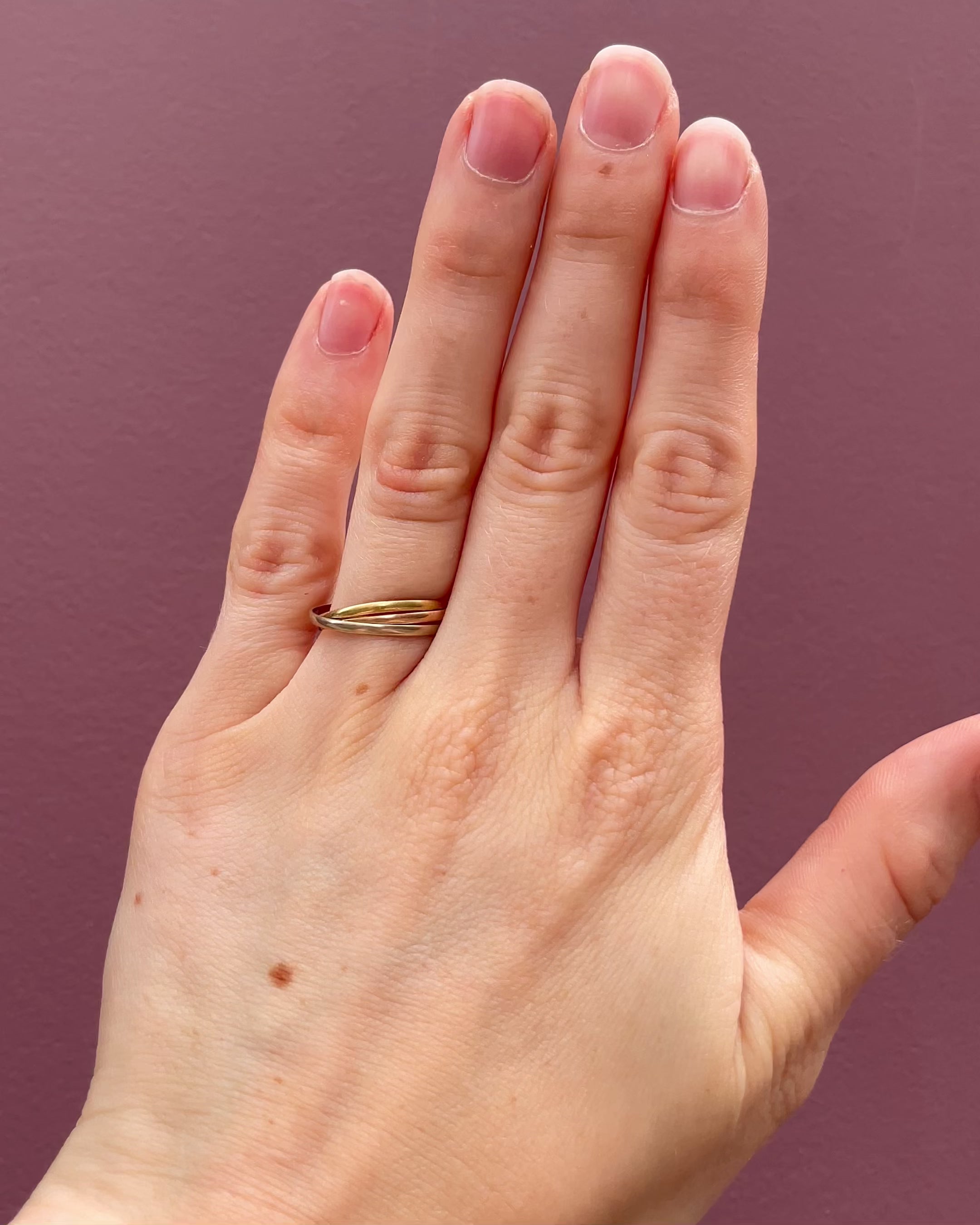 Alliance Trois Ors 18 carats &quot;Ellya&quot;