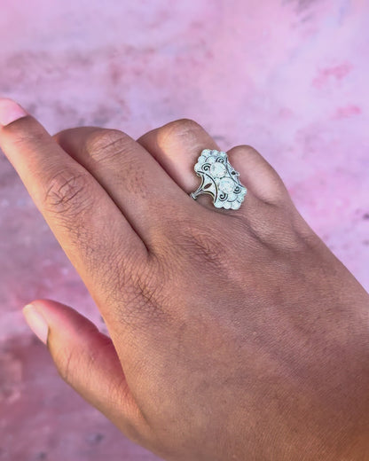 Bague Style Art-Déco Diamants 0.84 carat "Paola"