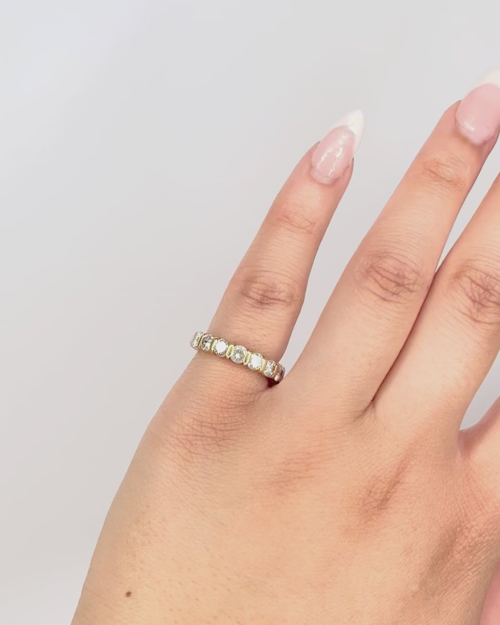 1.35 Carat 3.5mm Diamond Half-Alliance "Isa"