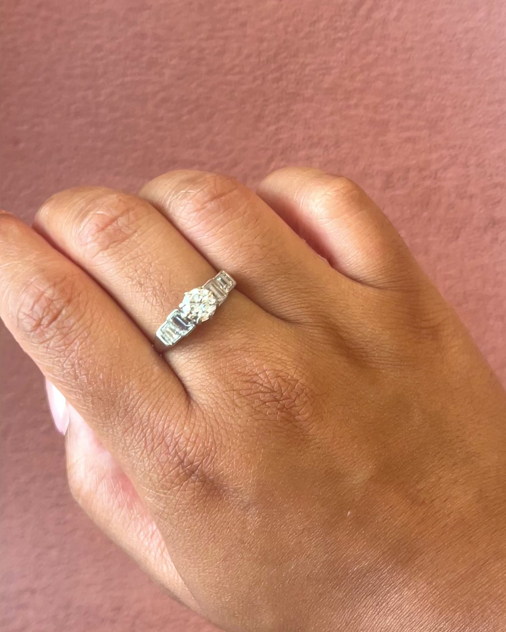 Bague Rivière Diamants 1.17 carat H/VS "Clélia"