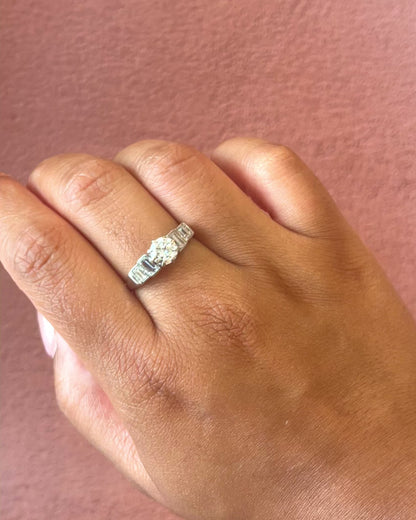 Bague Rivière Diamants 1.17 carat H/VS "Clélia"