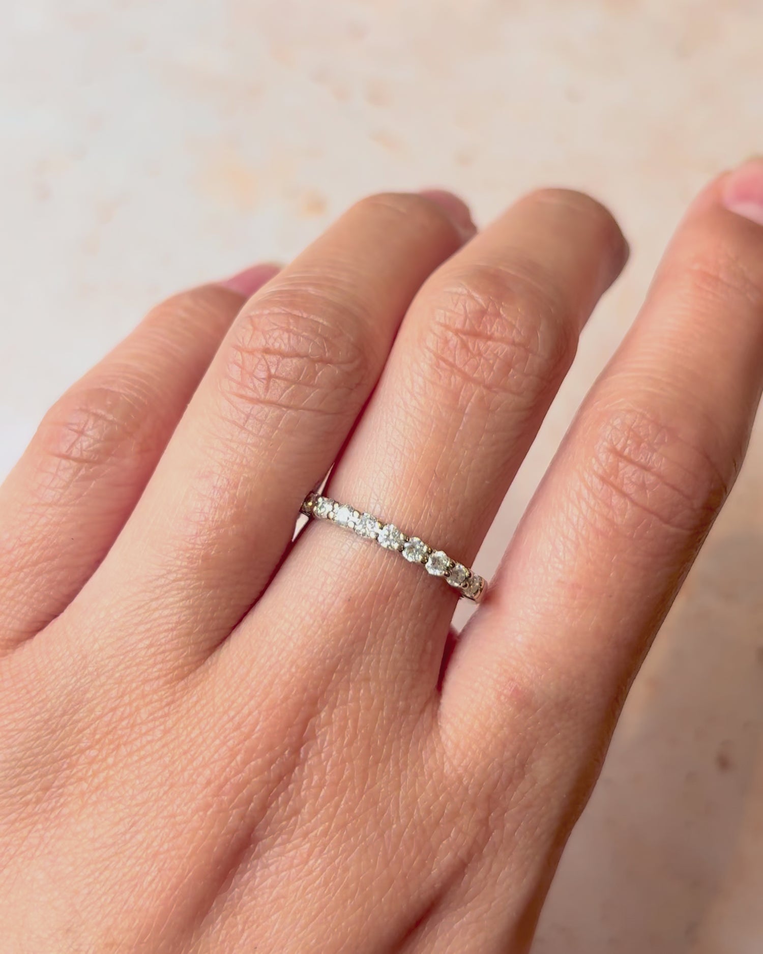 Demi-Alliance Diamants 0.36 carat "Sara"