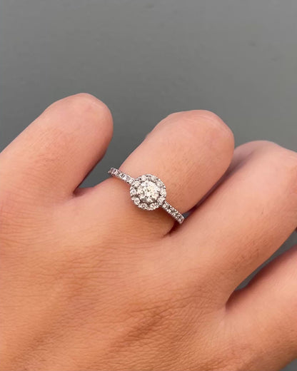 Bague Solitaire Diamants  0.54 carat &quot;Beryl&quot;