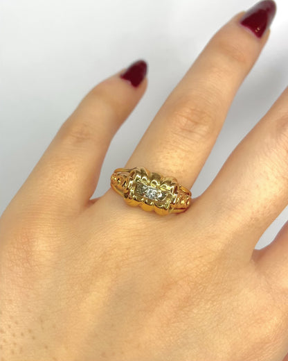 Bague Tank Diamant "Katy"