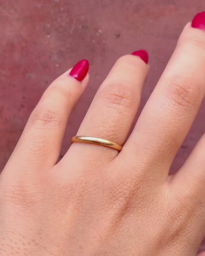 Alliance Or Jaune 18 carats "Danae"