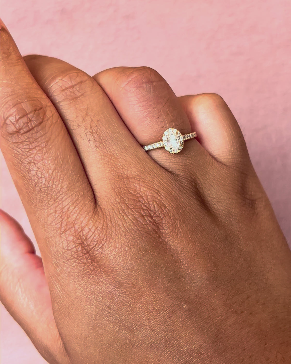 Bague Solitaire Diamants 0.58 carat "Léontine"