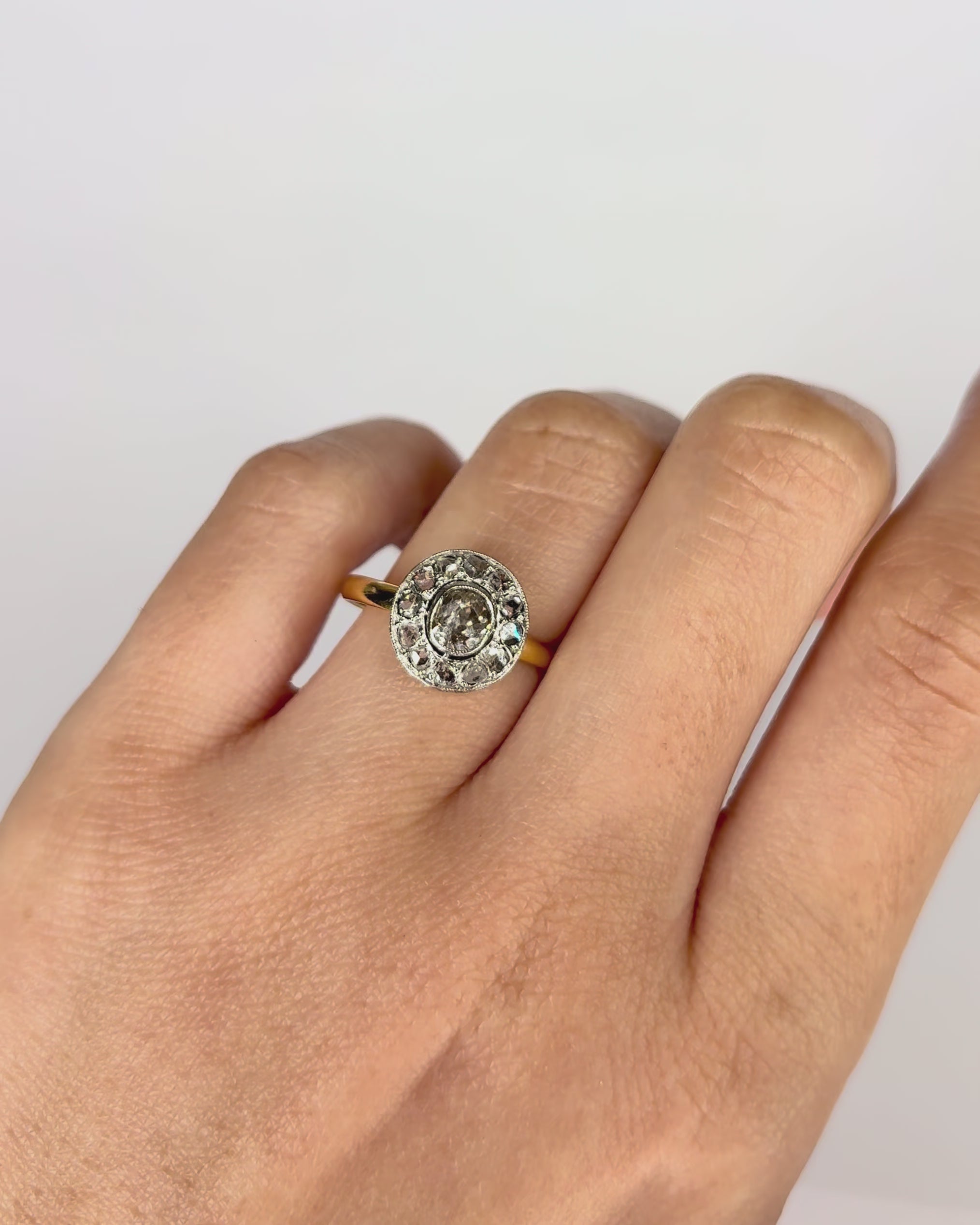 Bague Art Déco Diamants 0.52 carat "Calvi"