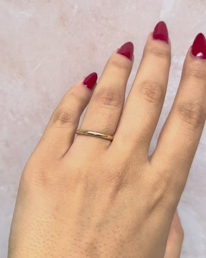Alliance Or Yellow 18 carats 2 mm "Gaëlle"