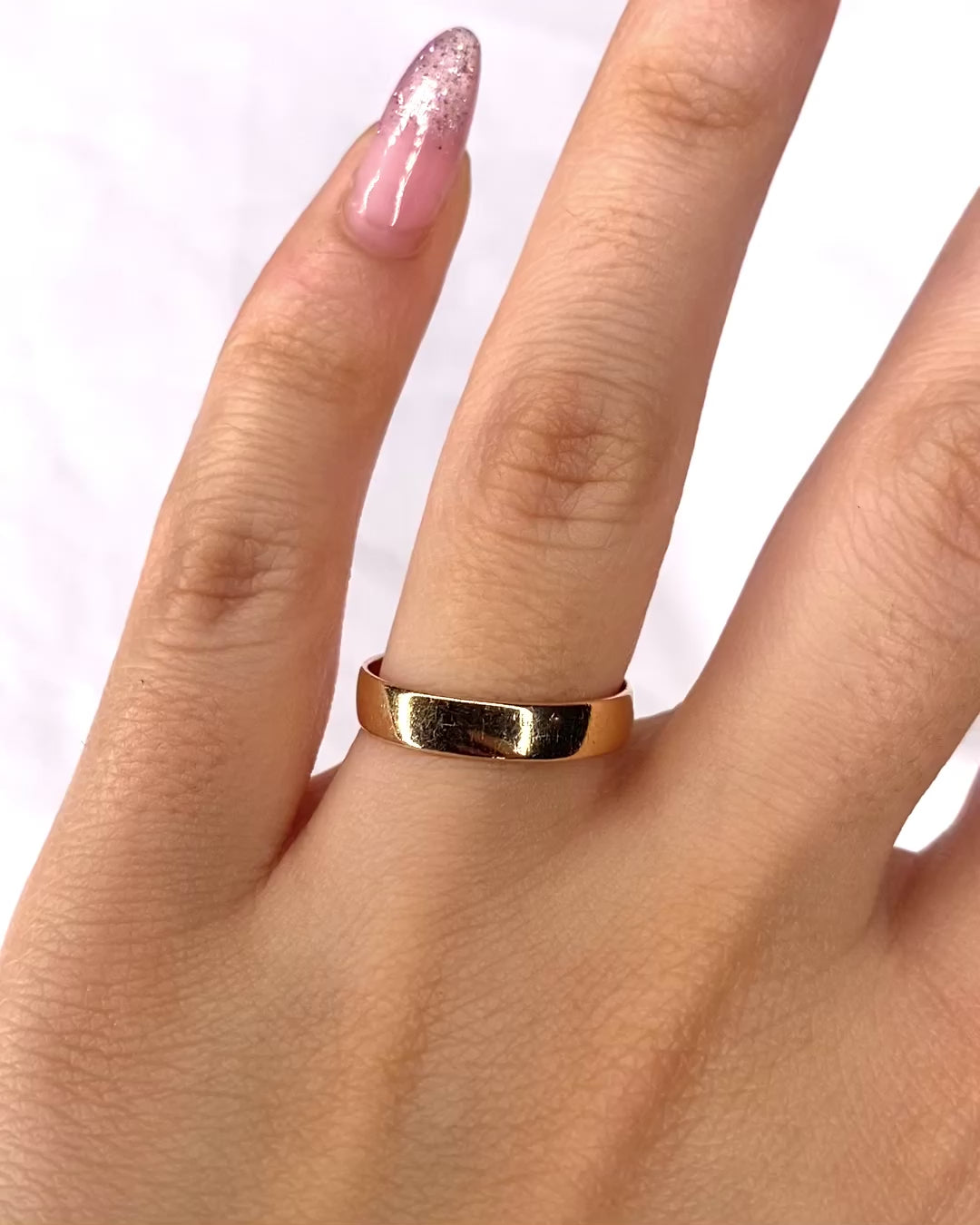 Alliance Or Jaune 18 carats 4 mm "Jacques"
