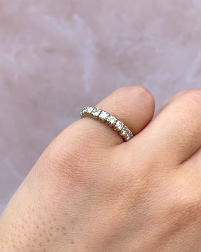 Alianza Americana Pinky Diamants 1.40 quilates 3.6 mm "Louisa"