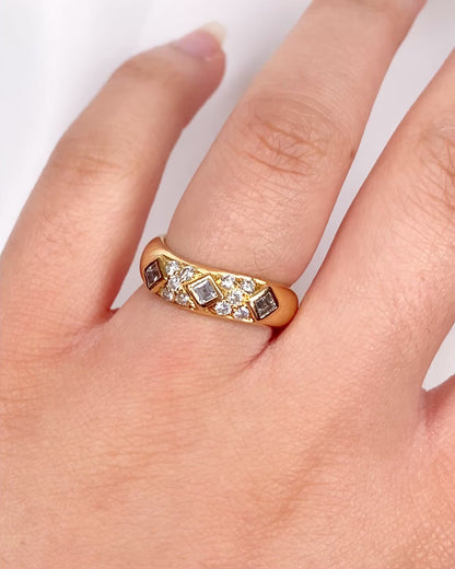 Bague Jonc Diamants 0.56 carat "Amicie"