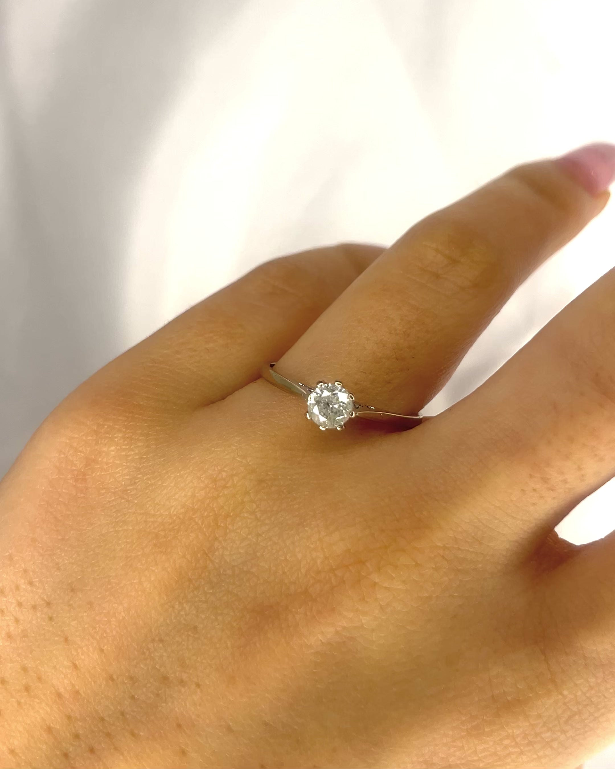 Solitary Diamond Ring 0.47 carat "Marianne"