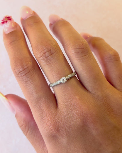 Bague Solitaire Diamants 0.39 carat "Olivia"
