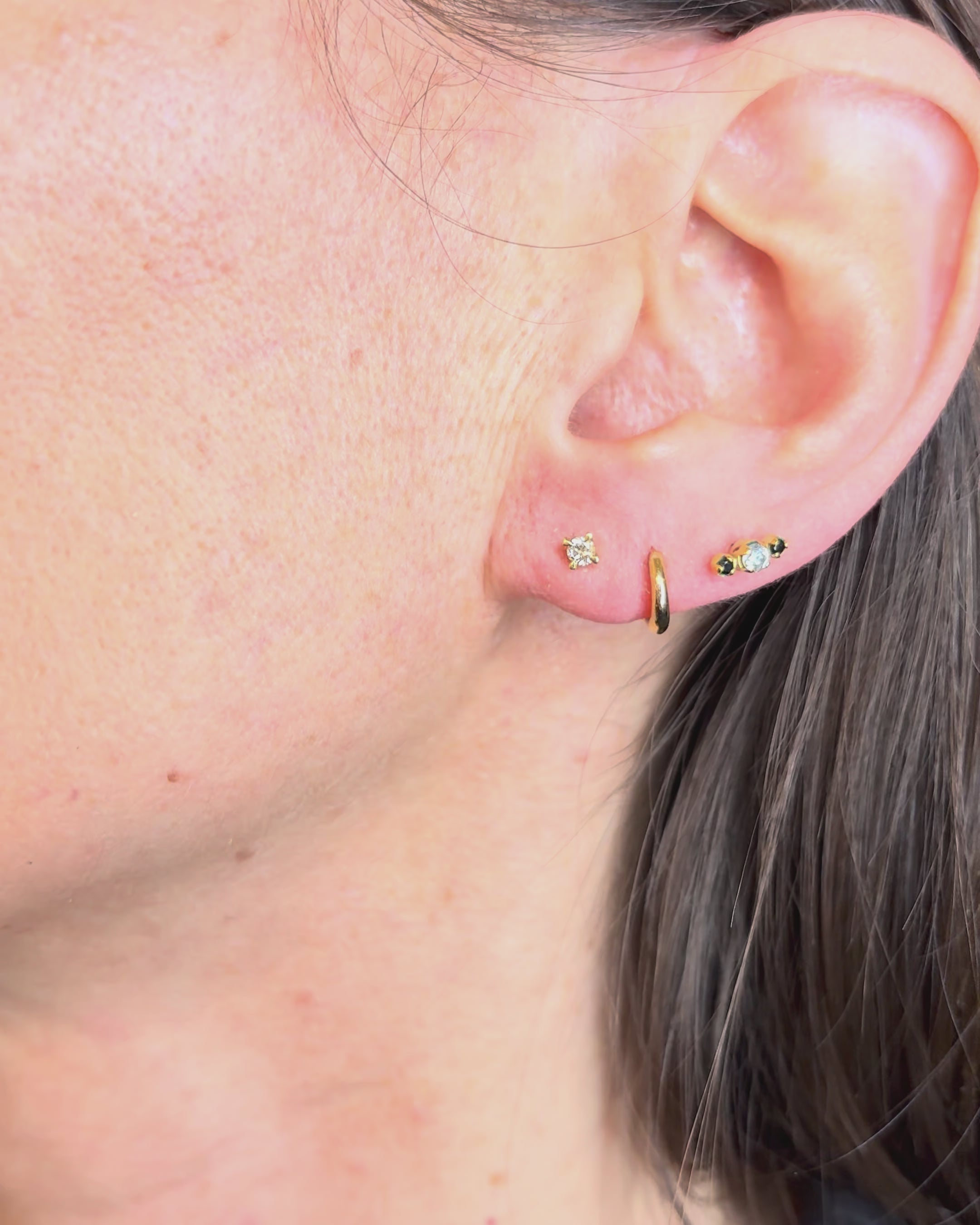 Diamond Stud Earrings "Audrey"