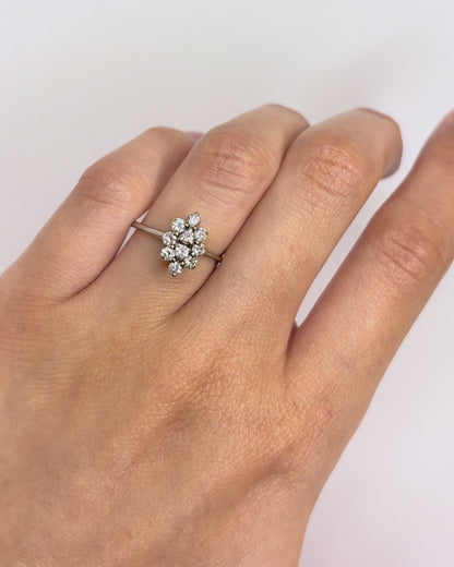 Marguerite Marquise Diamond Ring 0.40 Carat "Chiara"