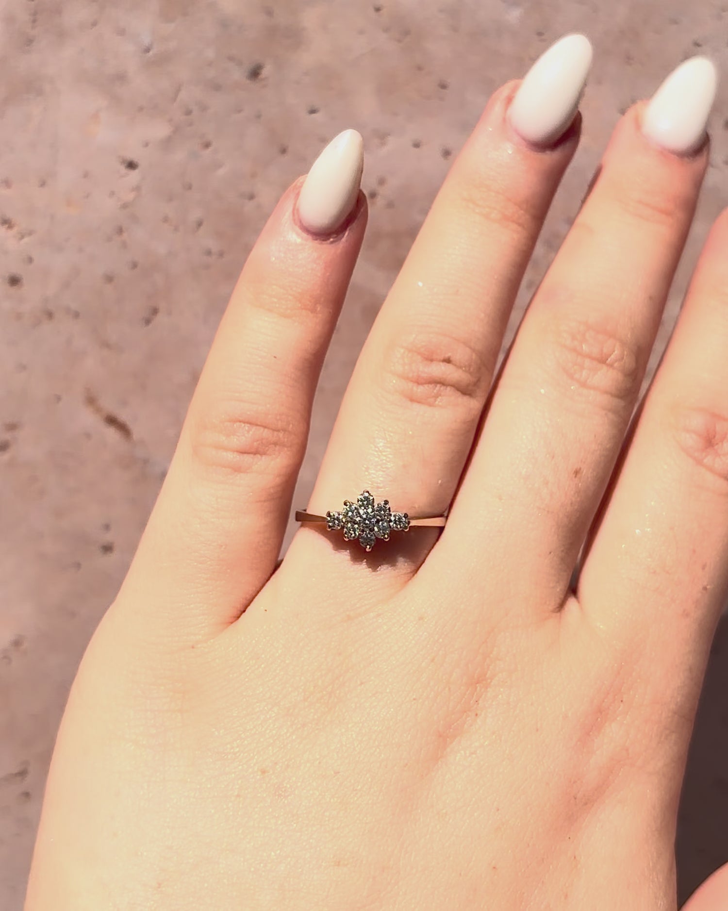 Anillo Marguerite Diamantes 0,21 quilates "Selma"