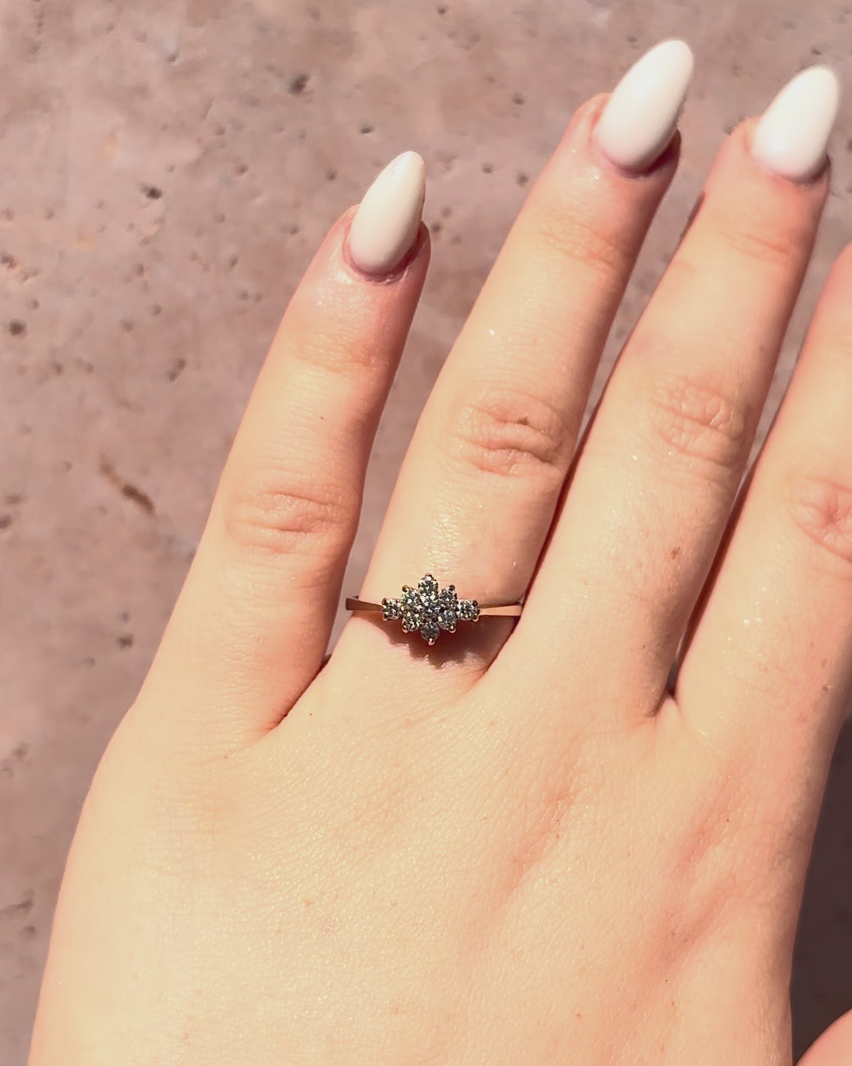 Anillo Marguerite Diamantes 0,21 quilates "Selma"