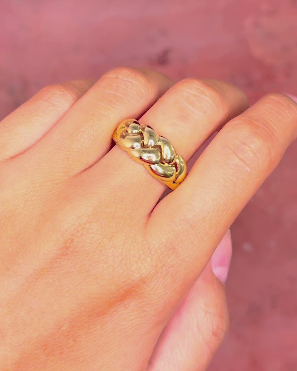 Bague Jonc Or Jaune 18 carats 4.18g "Georgia"