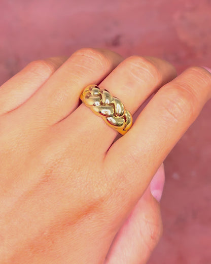 Bague Jonc Or Jaune 18 carats 4.18g "Georgia"