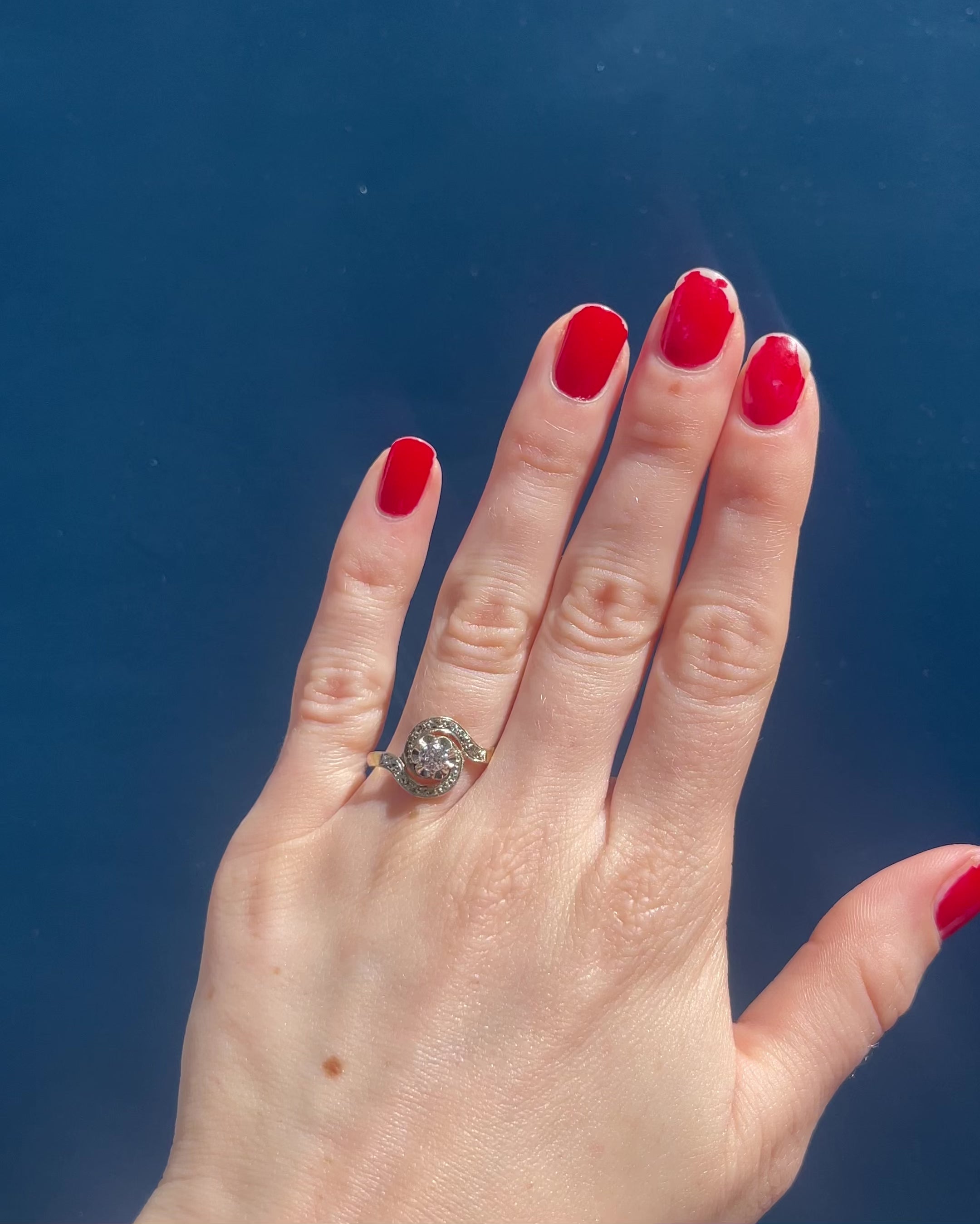 Anillo Tourbillon Diamante "Bellary"