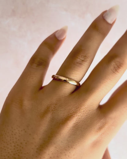 18-carat Rose Gold Alliance 2.8 mm "Délia"
