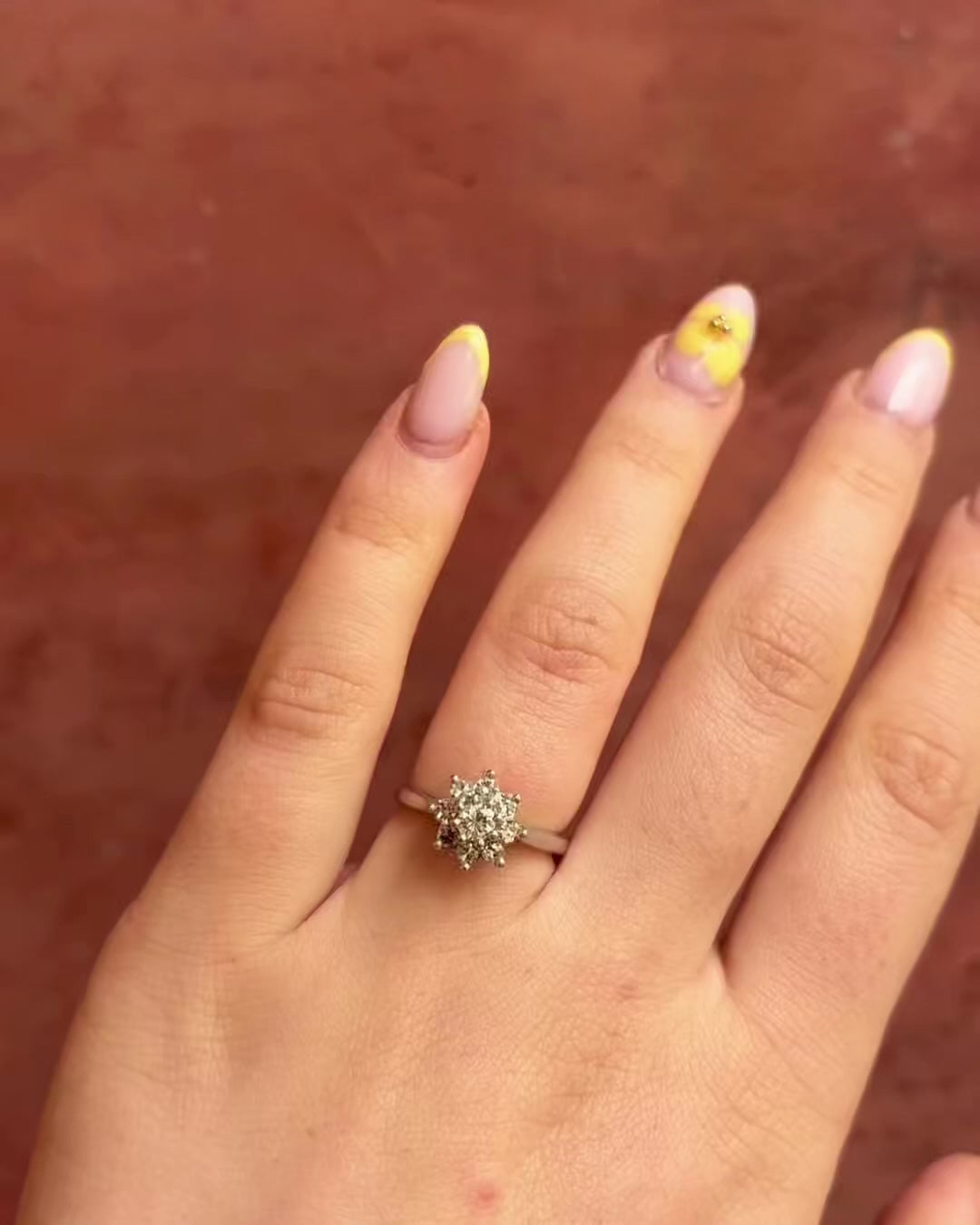 Bague Marguerite Diamants 0.60 carat "Jennie"
