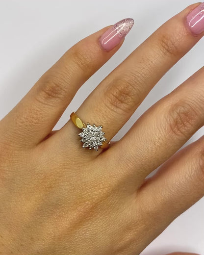 Anillo Marguerite Diamantes 0,38 quilates "Rosalie"