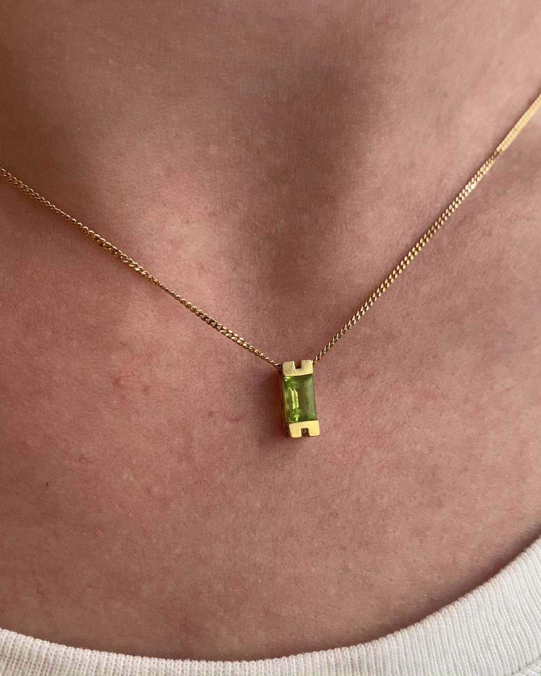 Pendentif Péridot &quot;Isaline&quot;